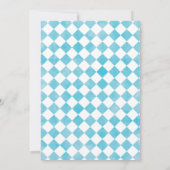 パターンドライブパレードワンダーランドベビーシャワー 招待状 (裏面)