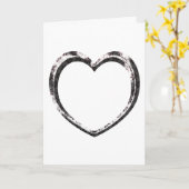 パターンハートカスタム  カード (黄色い花)