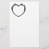 パターンハートカスタム 便箋 (正面)