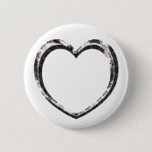 パターンハートカスタム 缶バッジ (正面)