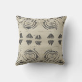 パターンバザール – 丸い形と幾何学的な形 クッション (裏面)