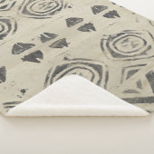 パターンバザール – 丸い形と幾何学的な形 シェルパブランケット (3/4)