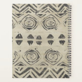 パターンバザール – 丸くて幾何学的な形 プランナー手帳 (裏面)