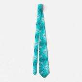 パターンビジネスブルーモダンホリデータイ ネクタイ (裏面)