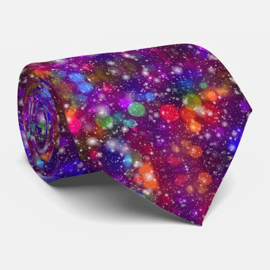 パターンビジネスブルーモダンホリデータイ ネクタイ (ロール)