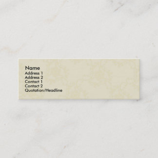 パターンプロファイルカードテンプレート スキニー名刺