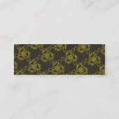 パターンプロファイルカードテンプレート スキニー名刺 (裏面)