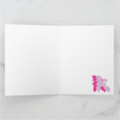 パターンポードルグリーティングカード カード (内部)