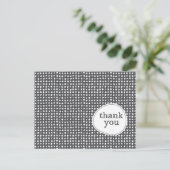 パターンモダンありがとうはがき ポストカード (スタンド正面)