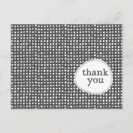 パターンモダンありがとうはがき ポストカード