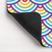 パターンモダン幾何スタイリッシュヴィンテージ マウスパッド (コーナー)