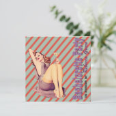 パターンモダン逆ピンバチェロレッテ 招待状 (スタンド正面)