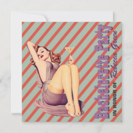 パターンモダン逆ピンバチェロレッテ 招待状