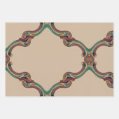 パターンユニークラッピング紙フラットシートセット3 ラッピングペーパーシート (正面2)