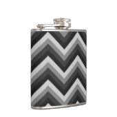 パターンレトロのジグザグ形シェブロン フラスク (右)