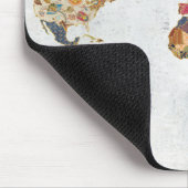 パターン世界地図 マウスパッド (コーナー)