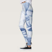 パターン付きハイウエストヨガレギンスユニーク レギンス (左)