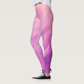 パターン付きハイウエストヨガレギンスユニーク レギンス (左)