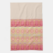 パターン付きピンク