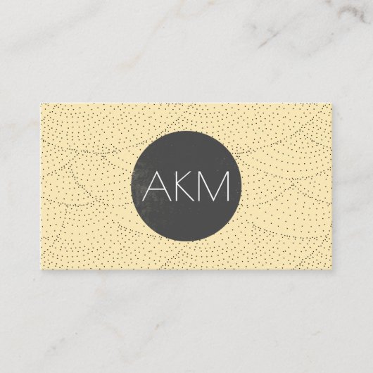 パターン付きモノグスタイリッシュラム 名刺 (正面)