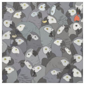 パターン全体にアフリカグレイ ファブリック (見本)