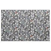 パターン全体にアフリカグレイ ファブリック (ファットクウォーター)