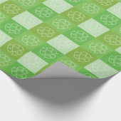 パターン包装紙のリサイクル ラッピングペーパー (角)