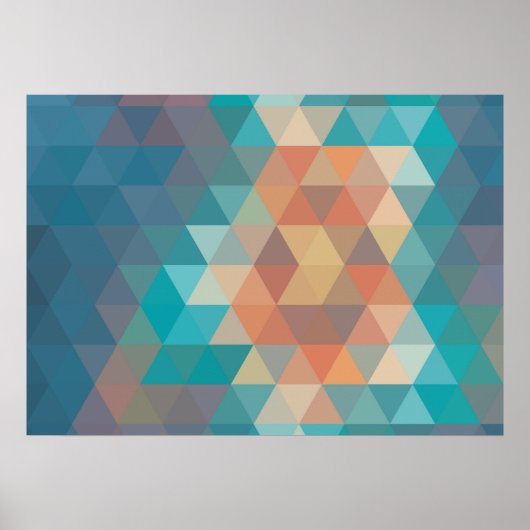 パターン化カスタムプリント ポスター (正面)