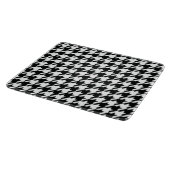 パターン千鳥格子の白黒 カッティングボード (角)
