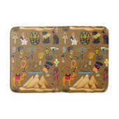 パターン古代エジプトの象形記号 バスマット (正面)