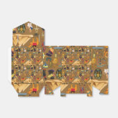 パターン古代エジプトの象形記号 フェイバーボックス (折り畳みなし)