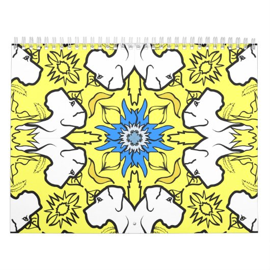 パターン大きなダン カレンダー (カバー)