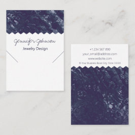 パターン大理石瑪瑙ネックレス表示カード 名刺