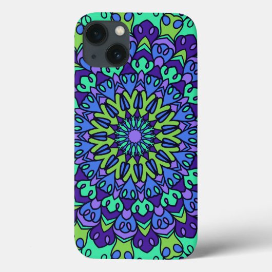 パターン幾何学的ヴィンテージトレンディーかわいい Case-Mate iPhoneケース (裏面)