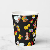 パターン復活祭パーティー 紙コップ (裏面)