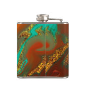 パターン抽象芸術 フラスク (裏面)