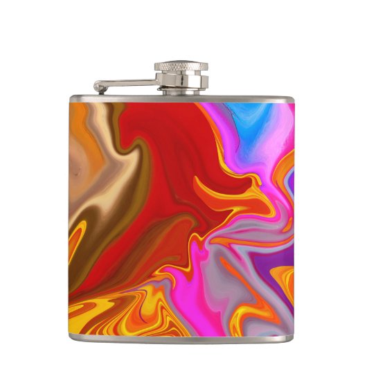 パターン抽象芸術。 フラスク (正面)