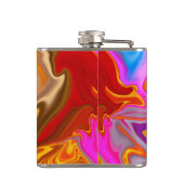 パターン抽象芸術。 フラスク (裏面)