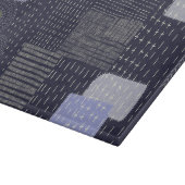 パターン日本のに似た刺し子のステッチ カッティングボード (角)