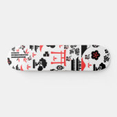 パターン日本の スケートボード (横)