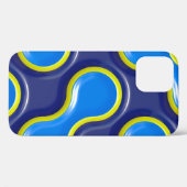 パターン曲線のデザイン継ぎ目なし Case-Mate iPhoneケース (裏面 (横))