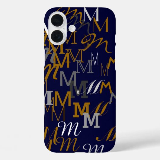 パターン最初の名前 Case-Mate iPhoneケース (裏面)