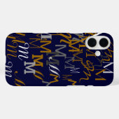 パターン最初の名前 Case-Mate iPhoneケース (裏面 (横))