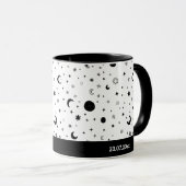 パターン月と星コーヒーマグ マグカップ (正面右)