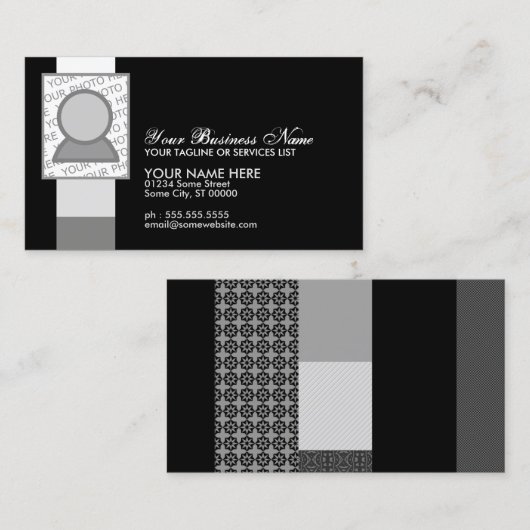 パターン枕 名刺 (正面/裏面)