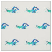 パターン泳ぐ人の制作 ファブリック (見本)