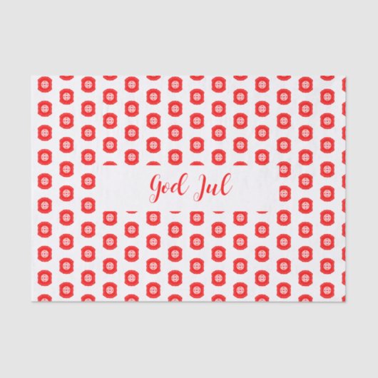 パターン神ジュルメリークリスマスホリデーギフト 薄葉紙 (正面)