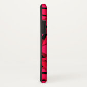 パターン緋色の明るい赤，幾何学模様，抽象芸術 Case-Mate iPhoneケース (裏面/右)