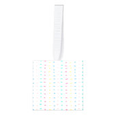 パターン線 キューブオーナメント (正面)