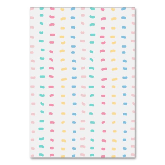 パターン線 テーブルナンバー (正面)